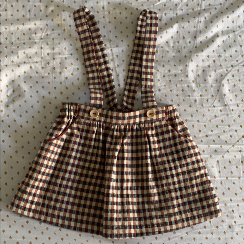 Zara Skirt with Suspenders